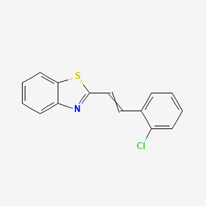 2-[2-(2-Chlorophenyl)ethenyl]-1,3-benzothiazole