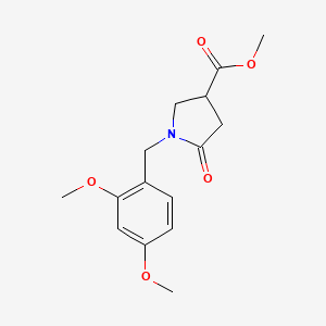 Methyl 1-(2,4-dimethoxybenzyl)-5-oxopyrrolidine-3-carboxylate