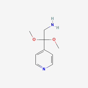 2,2-Dimethoxy-2-(4-pyridyl)ethylamine