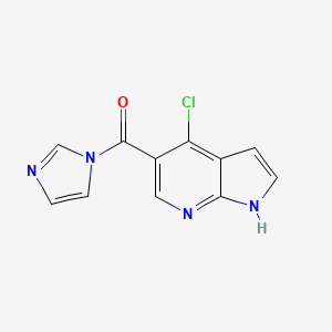 Methanone, (4-chloro-1H-pyrrolo[2,3-b]pyridin-5-yl)-1H-imidazol-1-yl-