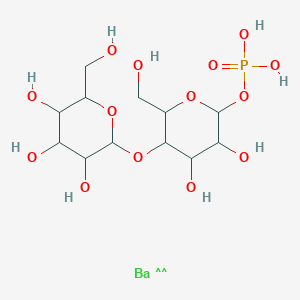 molecular formula C12H23BaO14P B008769 alpha-Lactose 1-phosphate barium salt CAS No. 103404-65-5