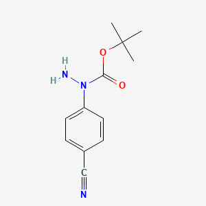 N-(4-Cyano-phenyl)-hydrazinecarboxylic Acid tert-butyl Ester