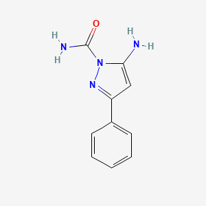 5-Amino-3-phenyl-1H-pyrazole-1-carboxamide