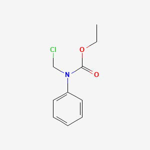 molecular formula C10H12ClNO2 B8769030 Ethyl(chloromethyl)phenyl carbamic acid CAS No. 35600-63-6