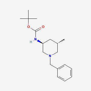tert-Butyl ((3S,5S)-1-benzyl-5-methylpiperidin-3-yl)carbamate