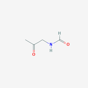 molecular formula C4H7NO2 B8769047 N-(2-Oxopropyl)formamide CAS No. 129972-97-0