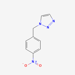 molecular formula C9H8N4O2 B8769050 1-(4-nitrobenzyl)-1H-1,2,3-triazole 