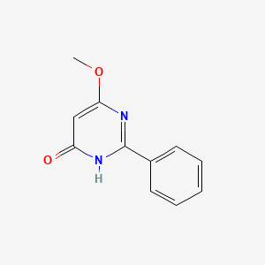 molecular formula C11H10N2O2 B8769061 6-Methoxy-2-phenylpyrimidin-4-ol 