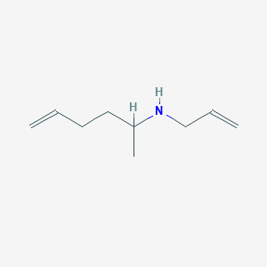 molecular formula C9H17N B8769087 N-prop-2-enylhex-5-en-2-amine 