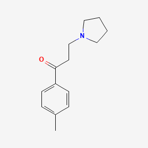 molecular formula C14H19NO B8769120 4'-Methyl-3-pyrrolidinopropiophenone CAS No. 87849-03-4