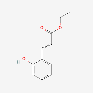 molecular formula C11H12O3 B8769126 Ethyl 3-(2-hydroxyphenyl)prop-2-enoate 