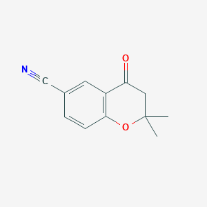 2,2-Dimethyl-4-oxo-3,4-dihydro-2H-1-benzopyran-6-carbonitrile