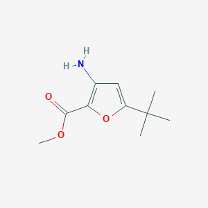 Methyl 3-amino-5-(tert-butyl)furan-2-carboxylate