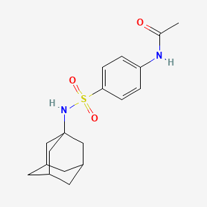 N-(1-Adamantyl)-4-(acetylamino)benzenesulfonamide