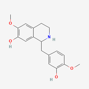 molecular formula C18H21NO4 B8769265 Norreticuline 