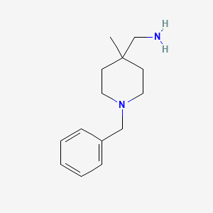 molecular formula C14H22N2 B8769283 (1-benzyl-4-methylpiperidin-4-yl)methanamine 