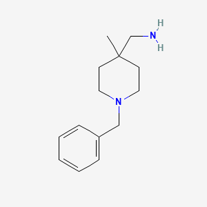 1-(1-Benzyl-4-methylpiperidin-4-yl)methylamine