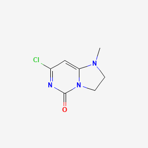 7-Chloro-1-methyl-2,3-dihydroimidazo[1,2-C]pyrimidin-5(1H)-one
