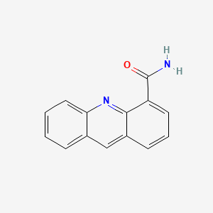 molecular formula C14H10N2O B8769316 4-Acridinecarboxamide CAS No. 134767-27-4