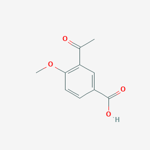 molecular formula C10H10O4 B8769327 3-Acetyl-4-methoxybenzoic acid 