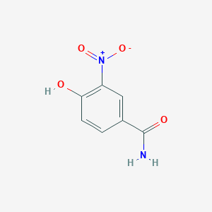 molecular formula C7H6N2O4 B8769330 4-Hydroxy-3-nitrobenzamide CAS No. 70382-03-5