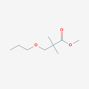 Methyl 2,2-dimethyl-4-oxaheptylate