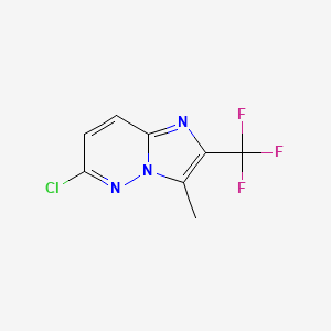 6-Chloro-3-methyl-2-(trifluoromethyl)imidazo[1,2-b]pyridazine