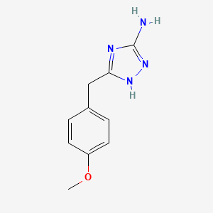 5-(4-methoxybenzyl)-1H-1,2,4-triazol-3-amine