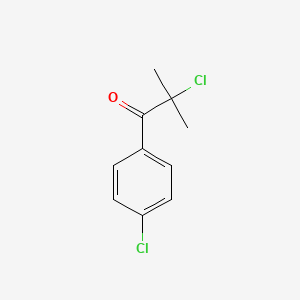 1-Propanone, 2-chloro-1-(4-chlorophenyl)-2-methyl-