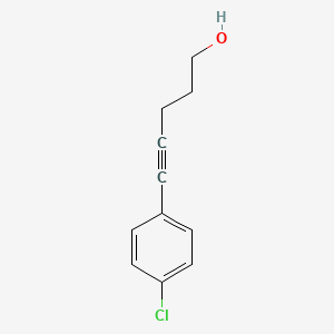 5-(4-Chlorophenyl)pent-4-yn-1-ol