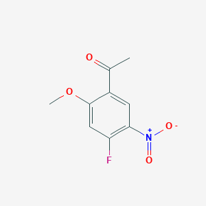 1-(4-Fluoro-2-methoxy-5-nitrophenyl)ethanone