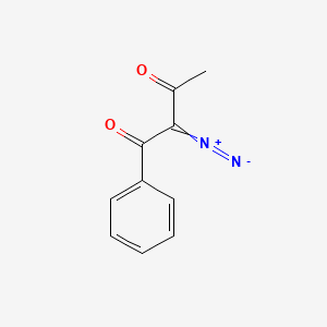 molecular formula C10H8N2O2 B8769622 2-Diazo-1-phenyl-1,3-butanedione CAS No. 2009-96-3