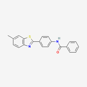 N-[4-(6-Methyl-benzothiazol-2-yl)-phenyl]-benzamide