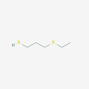 molecular formula C5H12S2 B8769717 4-Thia-1-hexanethiol CAS No. 36044-02-7