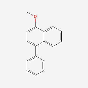molecular formula C17H14O B8769760 1-Methoxy-4-phenylnaphthalene CAS No. 72774-00-6