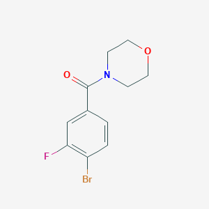 (4-Bromo-3-fluorophenyl)(morpholin-4-yl)methanone