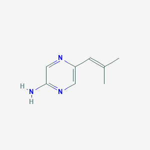 5-(2-Methylprop-1-en-1-yl)pyrazin-2-amine