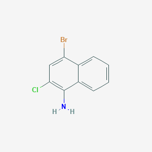 4-Bromo-2-chloronaphthalen-1-amine