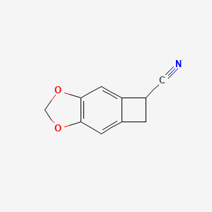 5,6-Dihydrocyclobuta[f][1,3]benzodioxole-5-carbonitrile