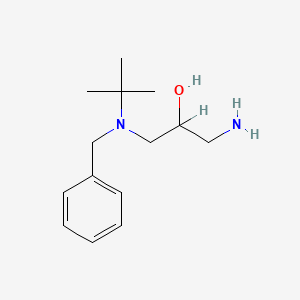 1-Amino-3-[(1,1-dimethylethyl)(phenylmethyl)amino]propan-2-OL