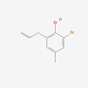 2-Bromo-4-methyl-6-(prop-2-en-1-yl)phenol