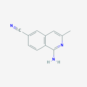 1-Amino-3-methylisoquinoline-6-carbonitrile