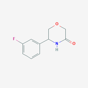 5-(3-Fluorophenyl)morpholin-3-one