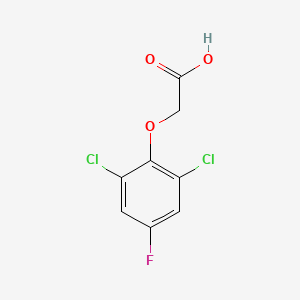 molecular formula C8H5Cl2FO3 B8770008 (2,6-Dichloro-4-fluorophenoxy)acetic acid CAS No. 392-17-6