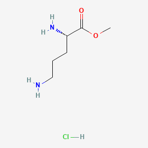 molecular formula C6H15ClN2O2 B8770039 Methyl L-ornithine monohydrochloride CAS No. 60080-69-5