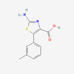2-Amino-5-m-tolyl-thiazole-4-carboxylic acid