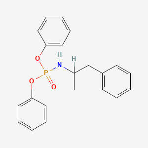 molecular formula C21H22NO3P B8770193 Diphenyl N-(1-methyl-2-phenylethyl)phosphoramidate CAS No. 7761-65-1
