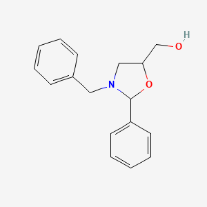 (3-Benzyl-2-phenyl-1,3-oxazolan-5-yl)methanol