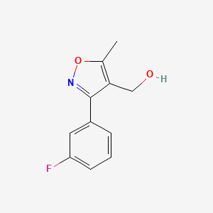 (3-(3-Fluorophenyl)-5-methylisoxazol-4-yl)methanol