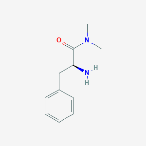 molecular formula C11H16N2O B8770254 (S)-2-amino-N,N-dimethyl-3-phenylpropanamide 